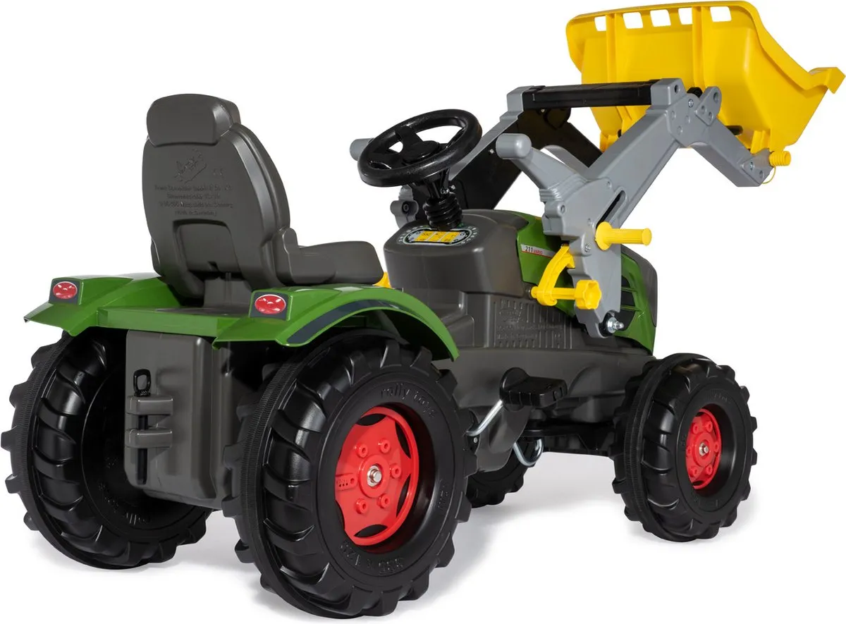 Rolly Toys RollyFarmtrac Fendt 211 Vario Tractor met Lader - Zwart/Groen/Grijs