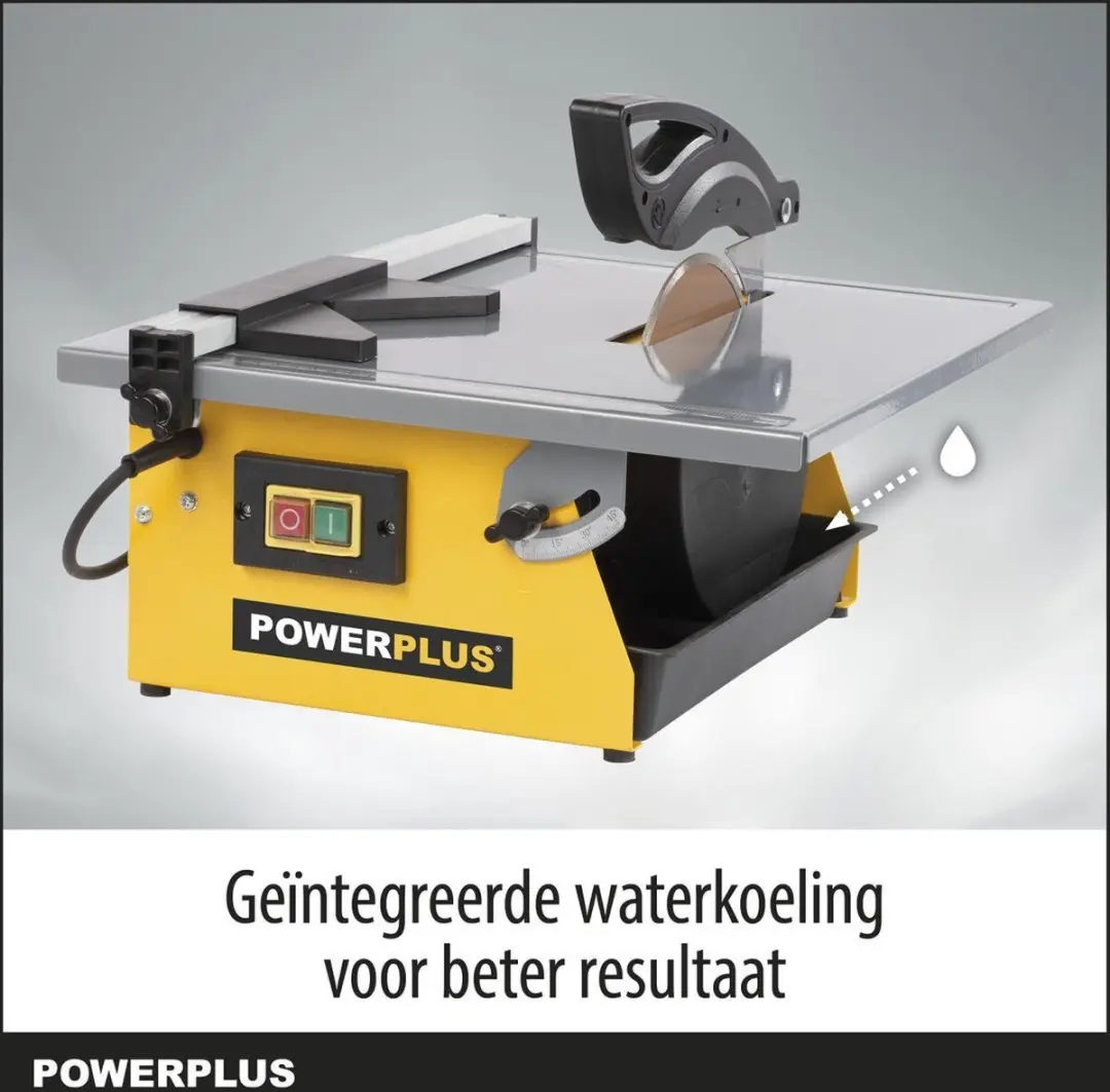 Powerplus POWX2300 Tegelsnijder 800W - Ø180mm Geel
