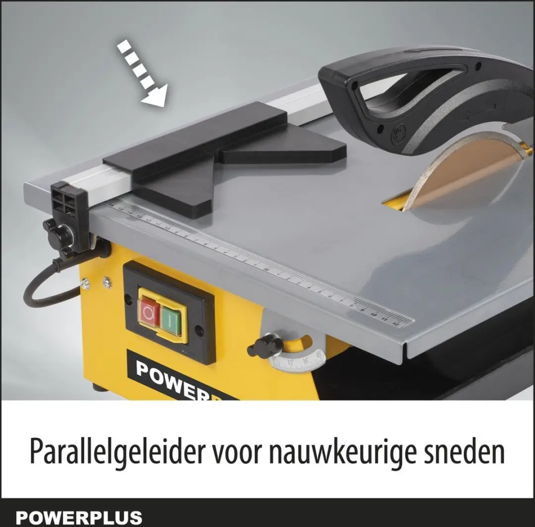 Powerplus POWX2300 Tegelsnijder 800W - Ø180mm Geel