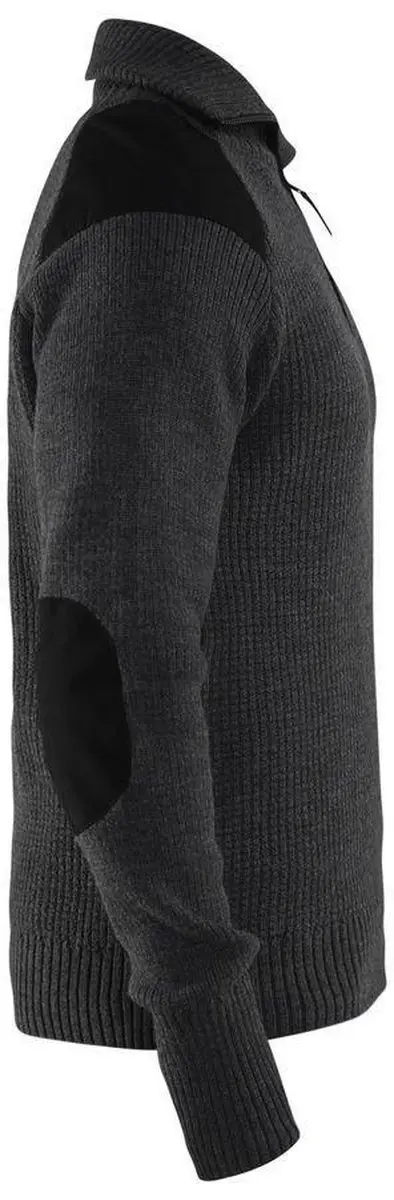 Blåkläder Wollen Sweater 4630-1071 - 4XL - Donkergrijs/Zwart