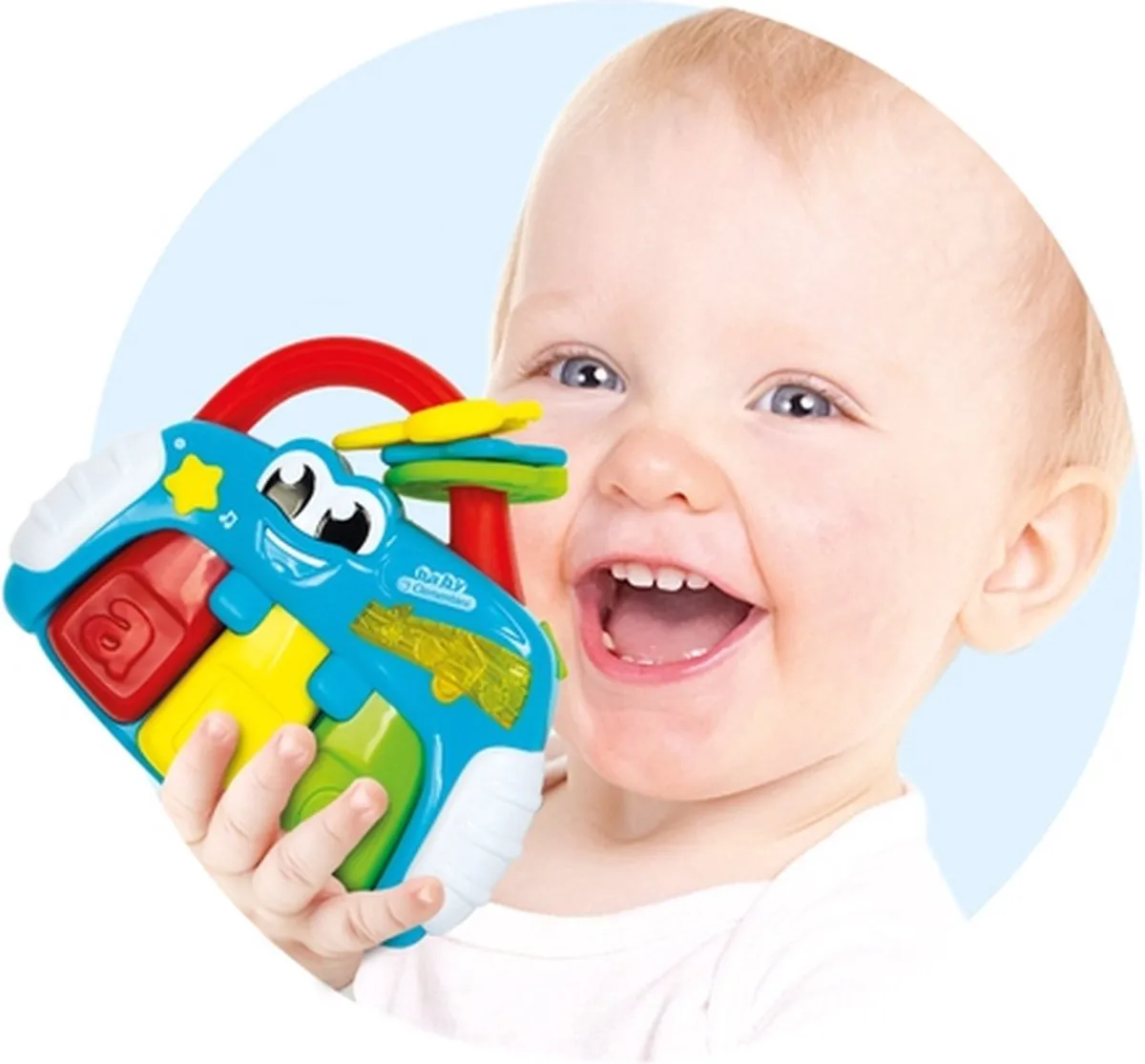 Clementoni Baby Roca Piano Rammelaar - Multi Color - afbeelding 2 van 3