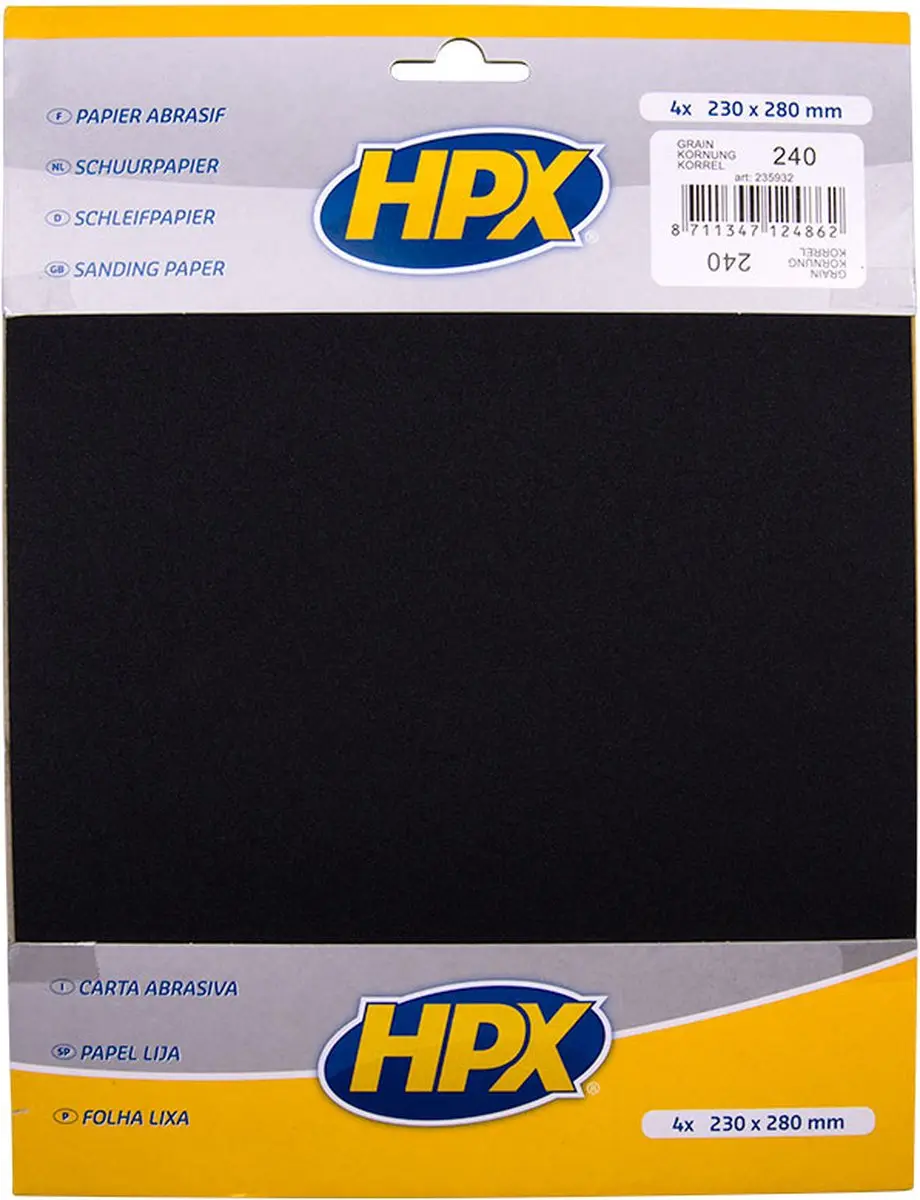 HPX Waterproof Schuurpapier P240