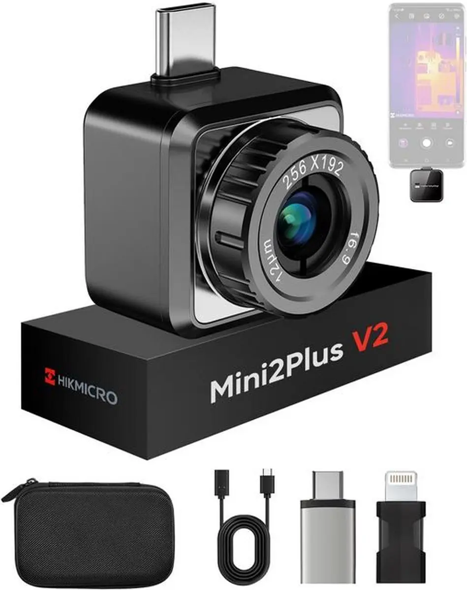 HikMicro Mini2Plus V2 Thermische Camera - Zwart