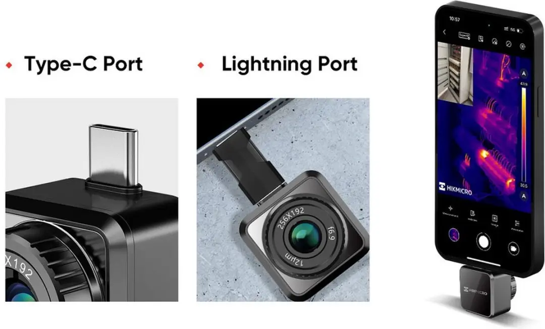 HikMicro Mini2Plus V2 Thermische Camera - Zwart