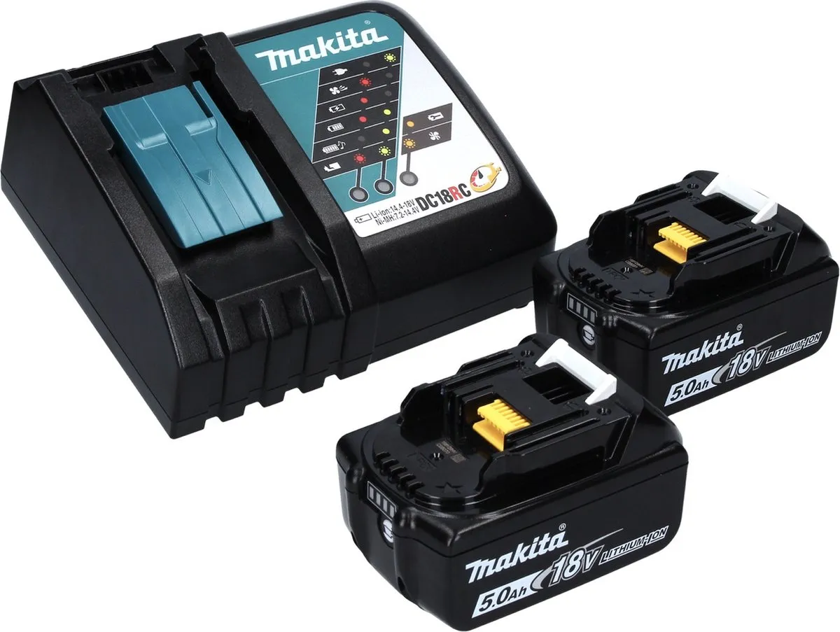 Makita DTW701RTJ Slagmoersleutel - 700 Nm - 2x 5.0Ah Accu