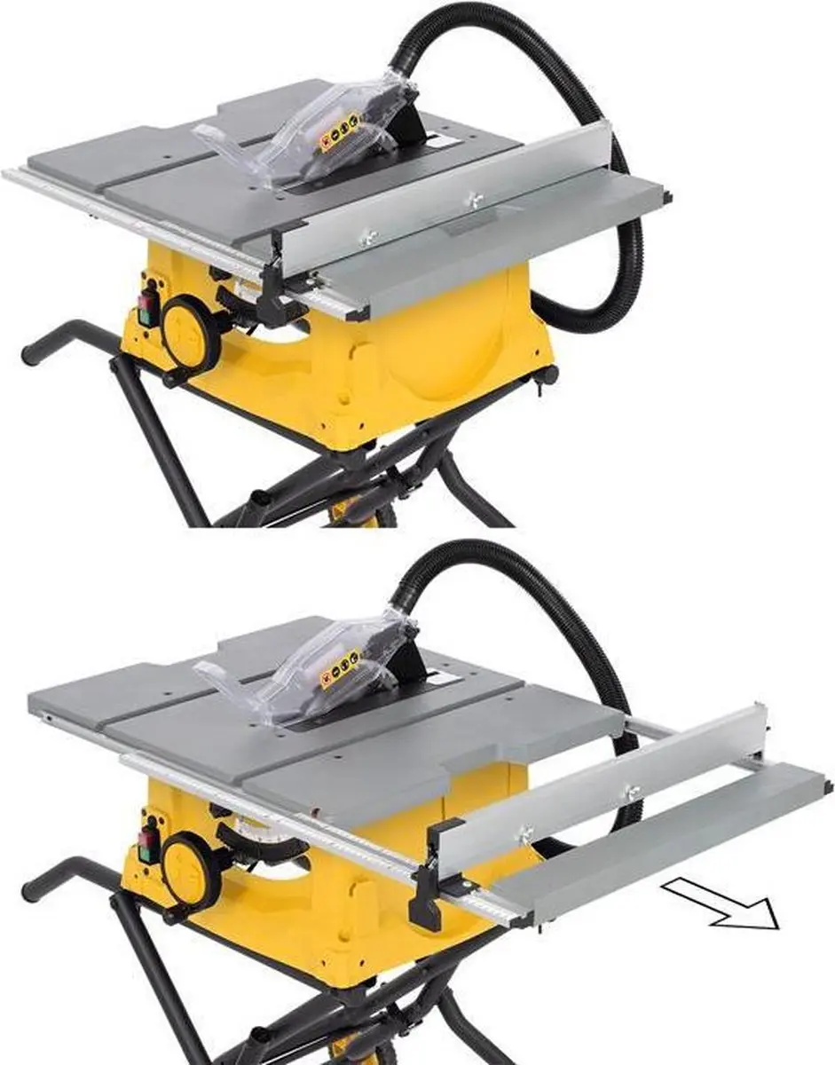 Powerplus POWX07598 Elektrische Tafelzaag 2000W - Ø250mm - afbeelding 6 van 6