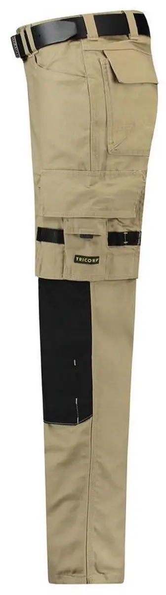 Tricorp Werkbroek Cordura Canvas 502009 - Maat 42 - Khaki/Zwart