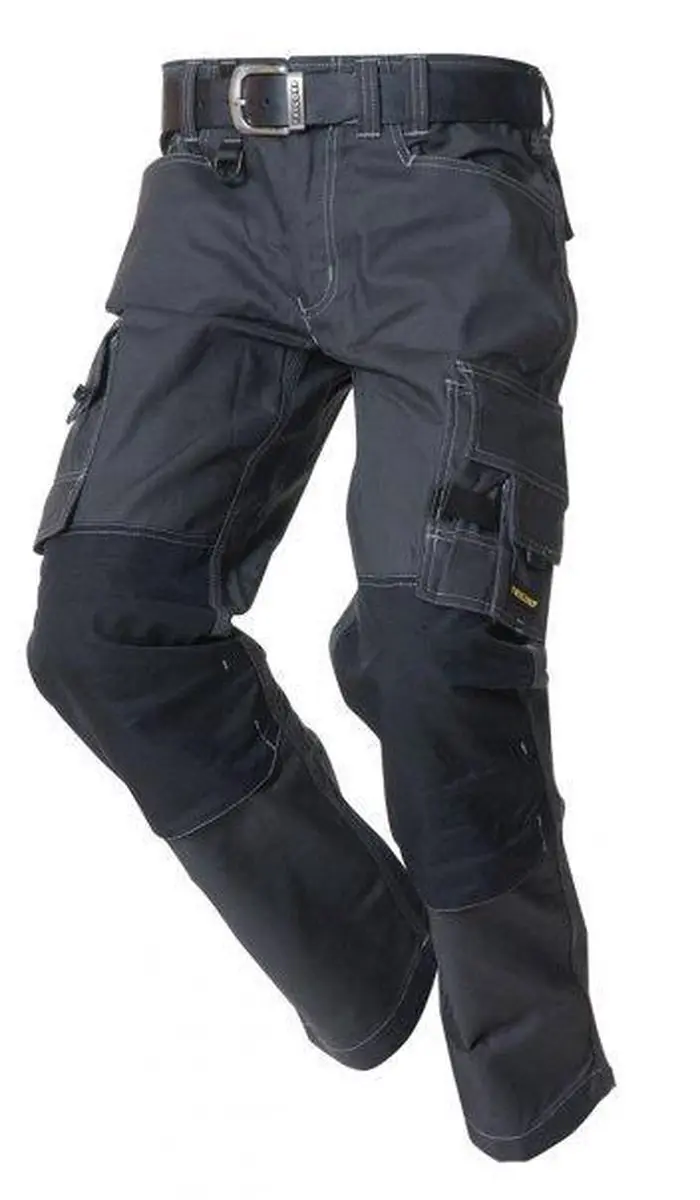 Tricorp Werkbroek Cordura Canvas 502009 - Maat 42 - Khaki/Zwart - afbeelding 6 van 6