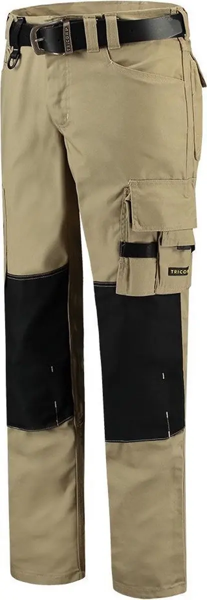 Tricorp Werkbroek Cordura Canvas 502009 - Maat 42 - Khaki/Zwart