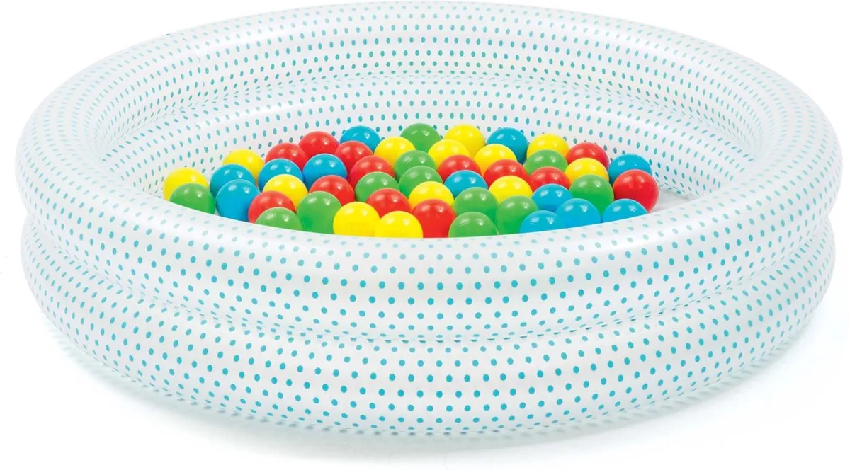 Bestway Zwembad D91x20cm - 50 Ballen - 2 Ring - afbeelding 5 van 6