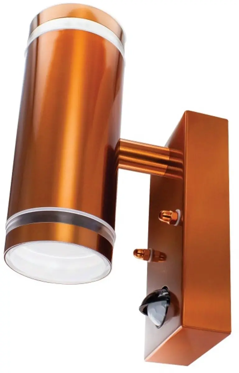 Integral Buiten Wandlamp Koper IP54 Up&Down - 2x GU10