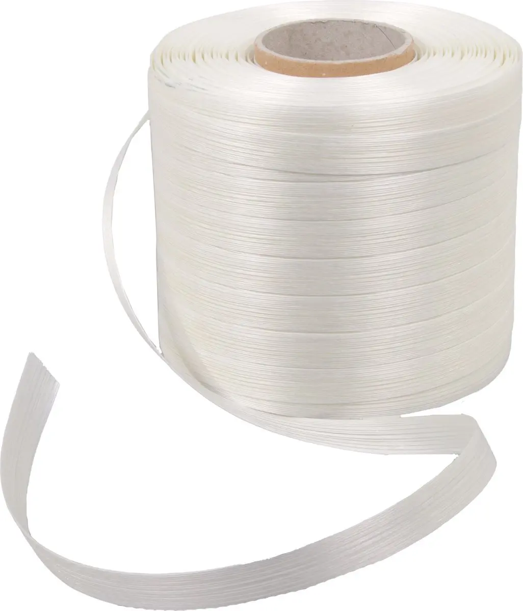 Kortpack Omsnoeringsband Starterset 16mm Wit - 200m + 80 Gespen