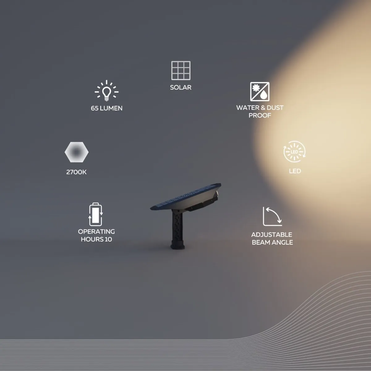 Calex Padoa Solar Prikspot - 2 Stuks - Zwart