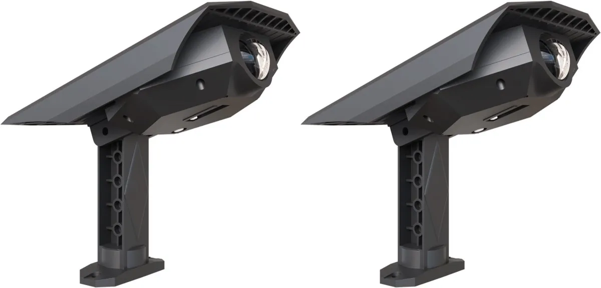 Calex Padoa Solar Prikspot - 2 Stuks - Zwart