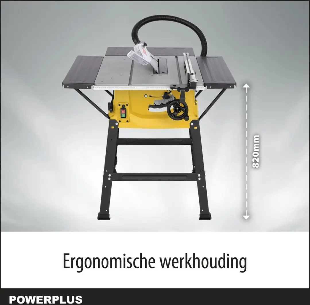 Powerplus POWX07595 Elektrische Tafelzaag 2000W - Ø250mm