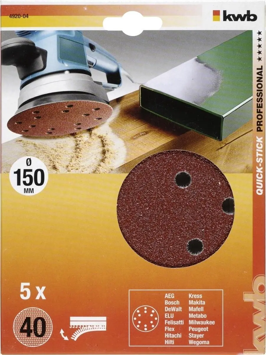 KWB Schuurschijf 150mm K40