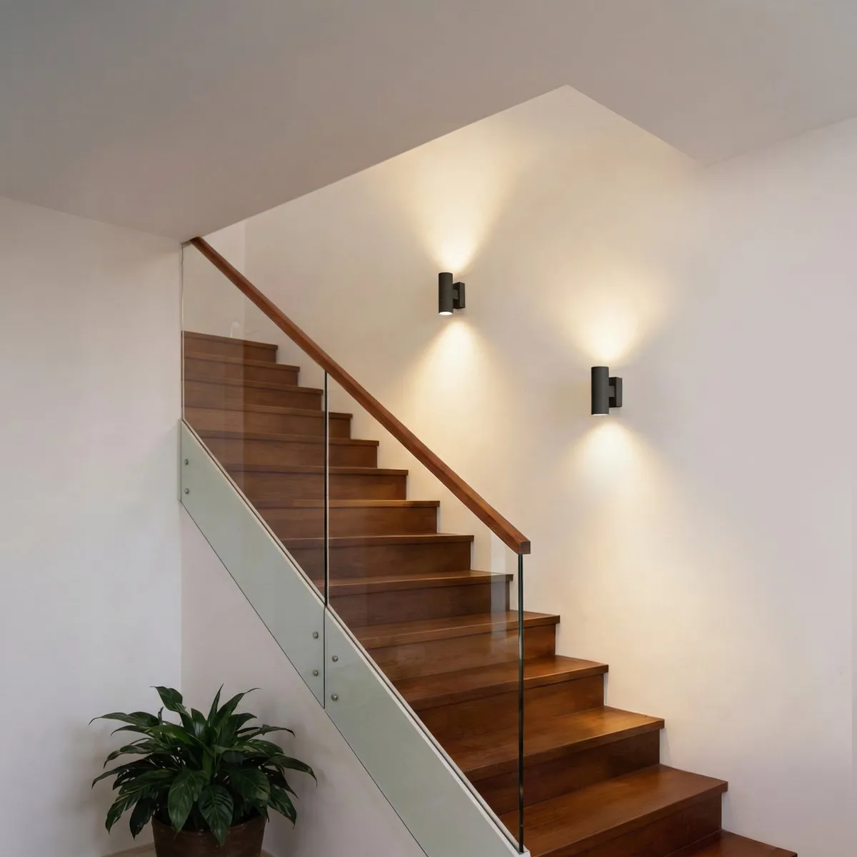 Calex Wandlamp Turin 2x GU10 IP54 - Zwart - afbeelding 6 van 6