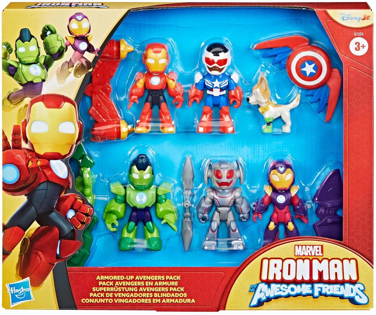 Hasbro Marvel Iron Man & Friends Actiefiguren 6-delig