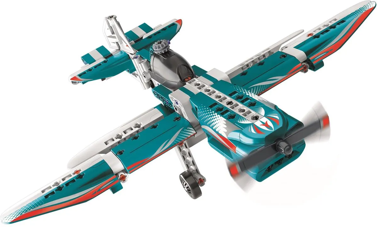 Clementoni Wetenschap & Spel Mechanica Vliegtuigen en Helikopters - 2 Onderdelen