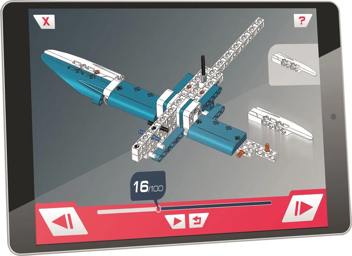 Clementoni Wetenschap & Spel Mechanica Vliegtuigen en Helikopters - 2 Onderdelen