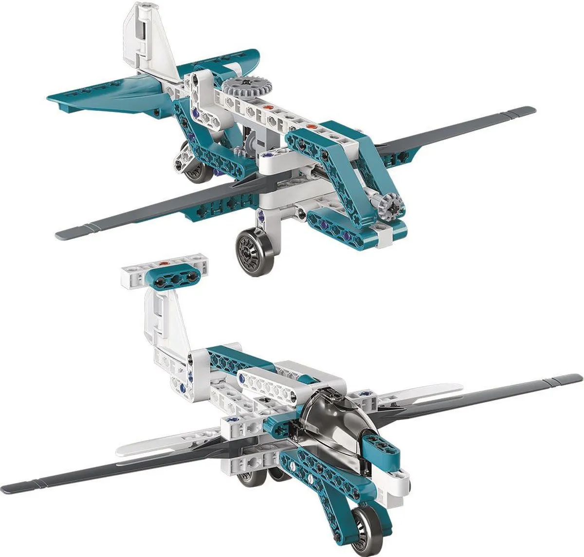 Clementoni Wetenschap & Spel Mechanica Vliegtuigen en Helikopters - 2 Onderdelen