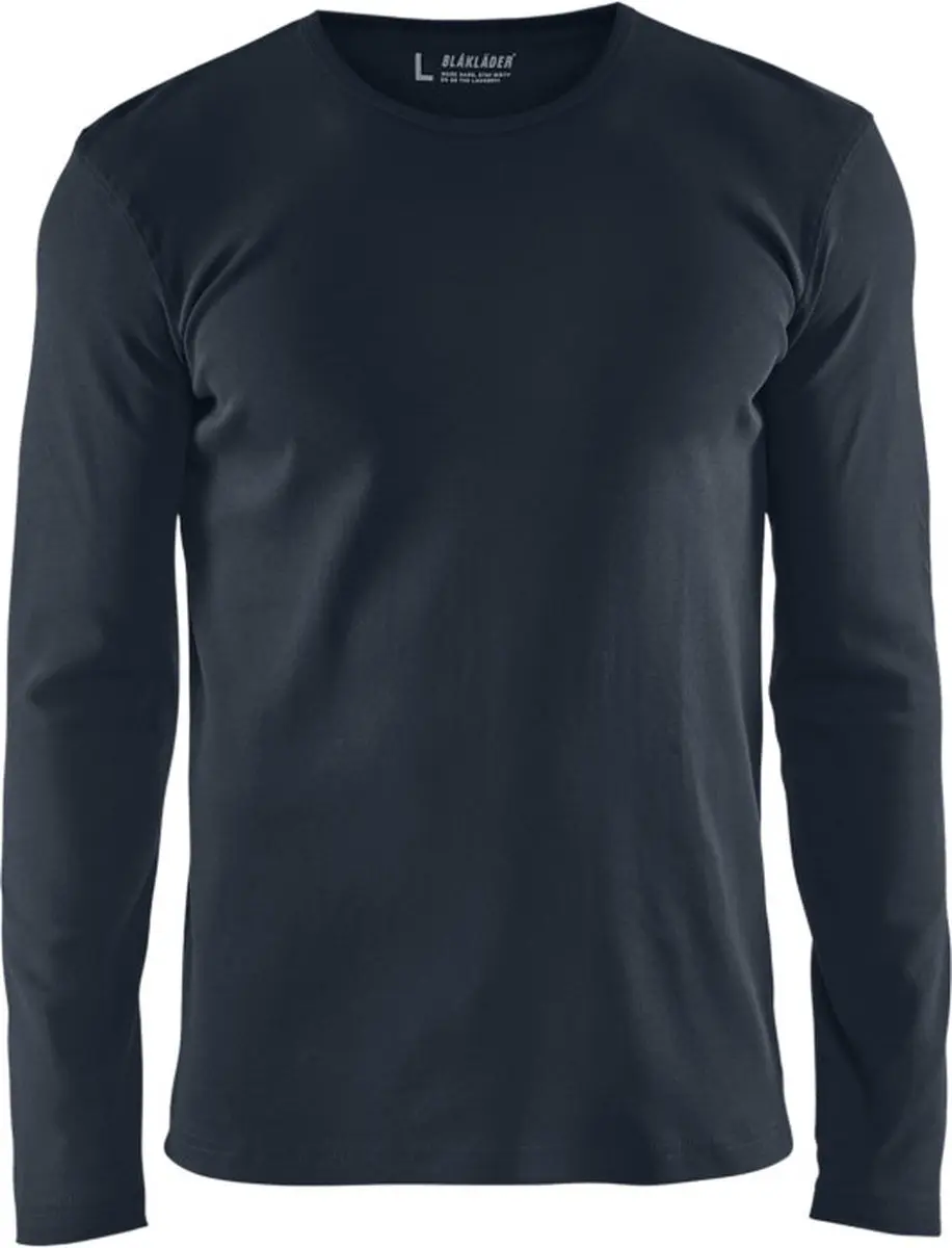 Blåkläder T-shirt Lange mouw 3314-1032 - Donker marineblauw S