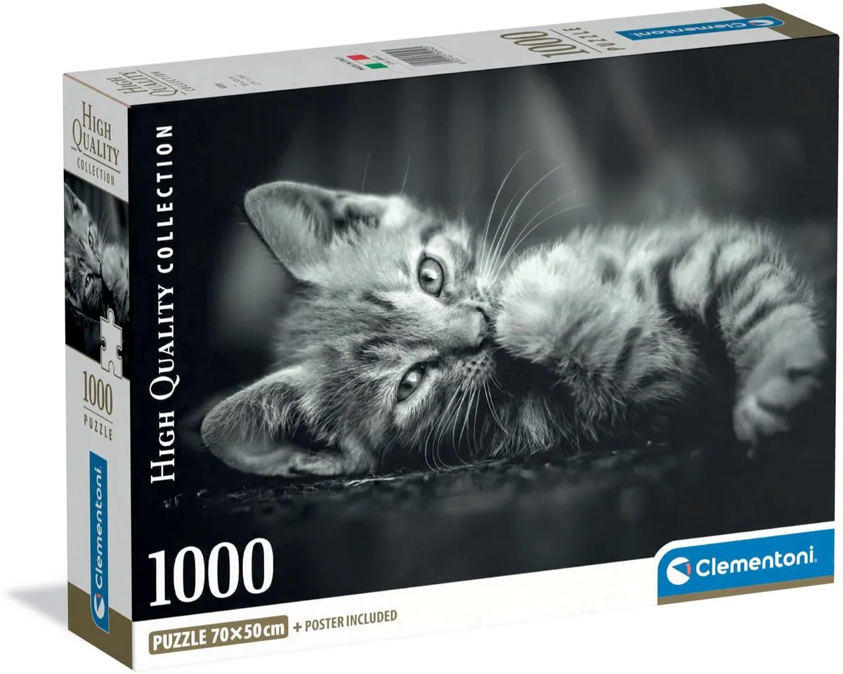 Clementoni Kitty Compact Puzzel 1000 Stuks - Multikleur