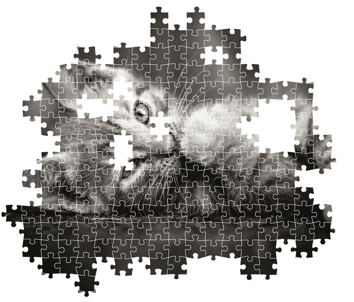 Clementoni Kitty Compact Puzzel 1000 Stuks - Multikleur - afbeelding 6 van 6