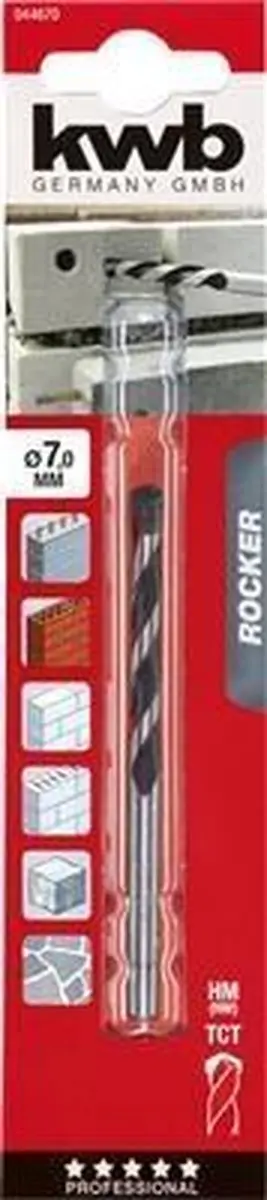 KWB Rocker Betonboor 7.0mm - 044670