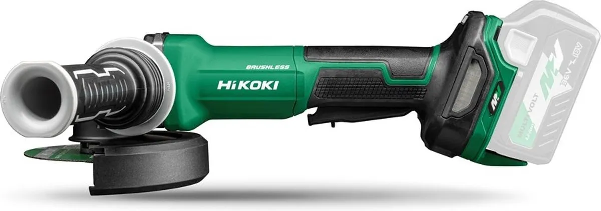 Hikoki G1813DFW4Z Haakse Slijpmachine 125mm
