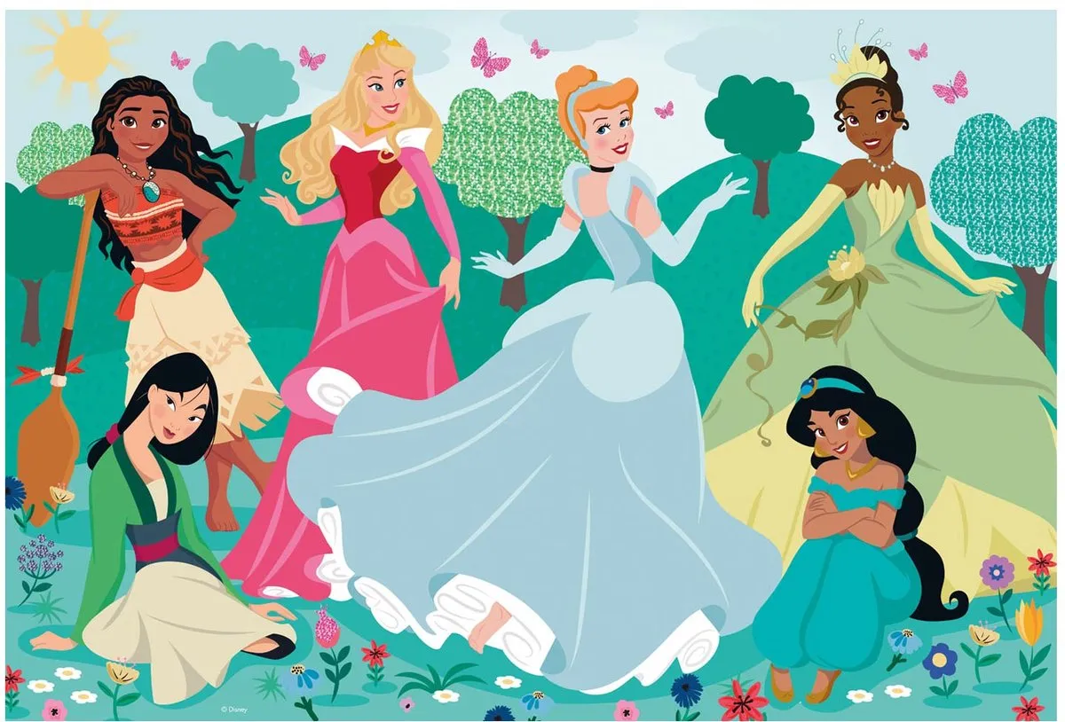 Clementoni Maxi Puzzel 104 Stuks Disney Prinses - Multicolor