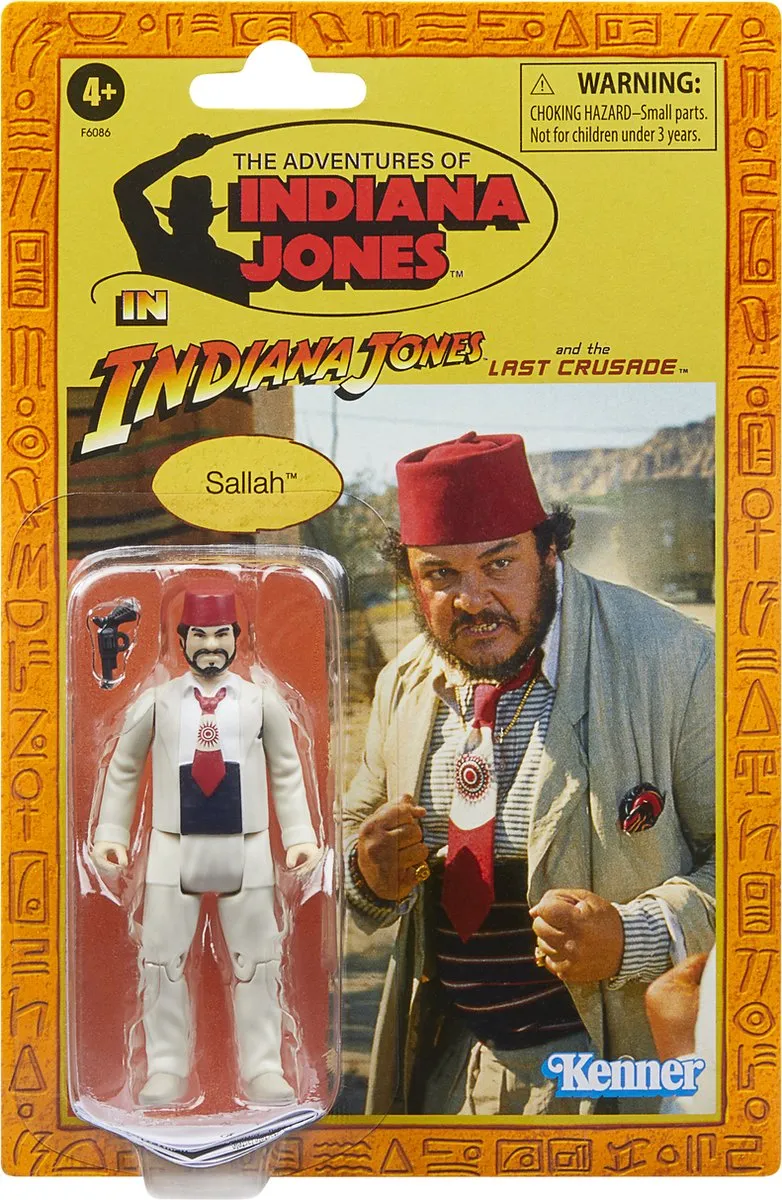 Hasbro Indiana Jones Retro Collection Sallah Actiefiguur 10cm F60865L2