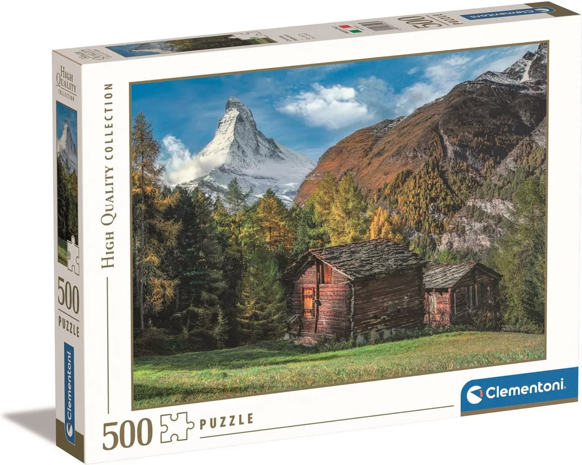 Clementoni Matterhorn Puzzel 500 Stuks - Multikleur
