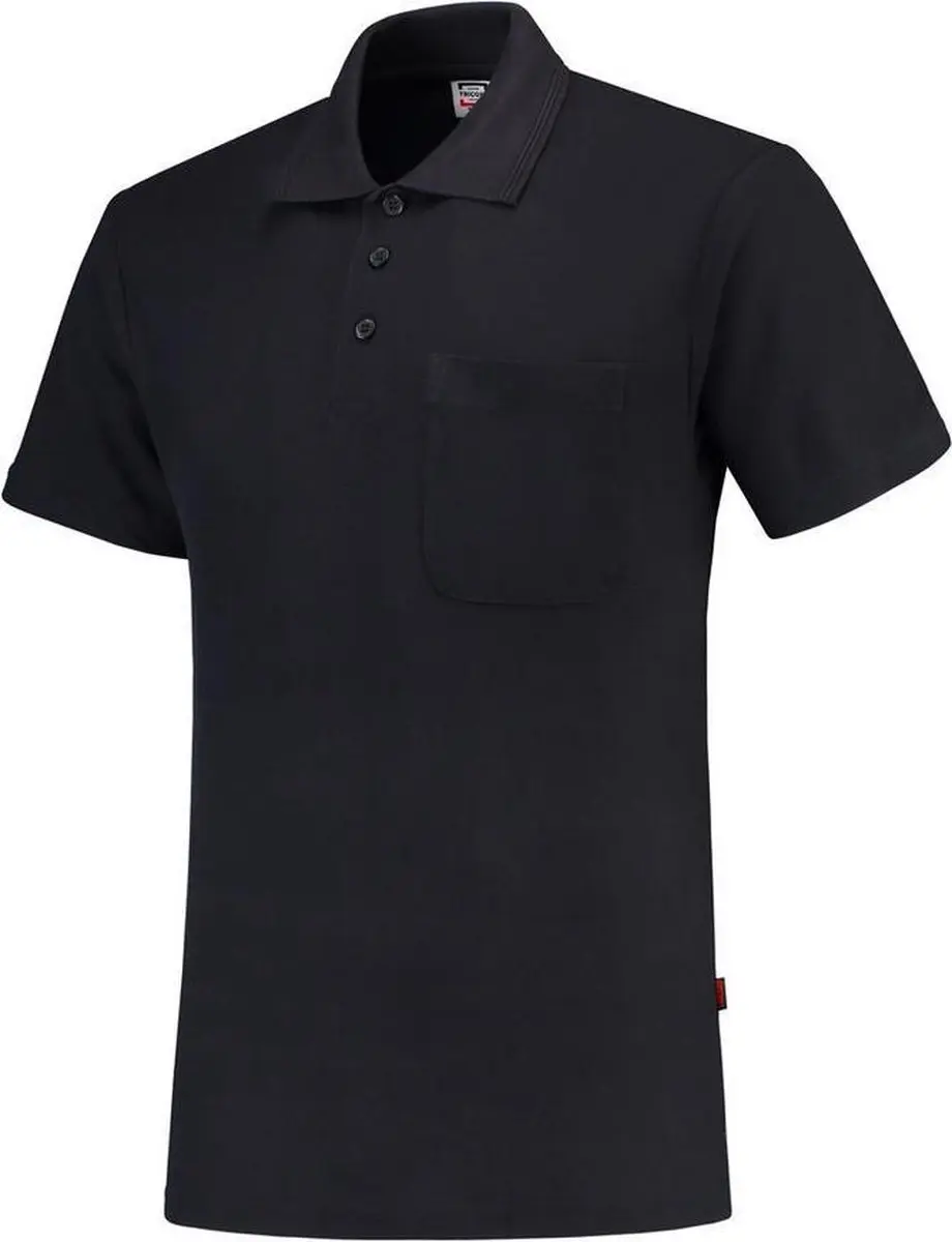 Tricorp Poloshirt met Borstzak - Maat L - Marineblauw