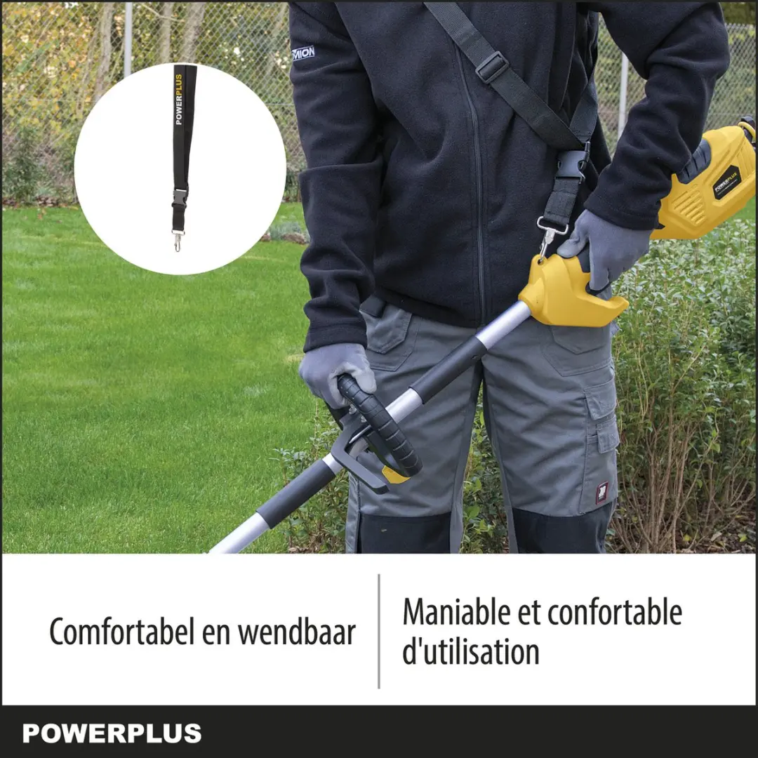 Powerplus POWXG30405 Elektrische Bosmaaier 38cm - 1000W