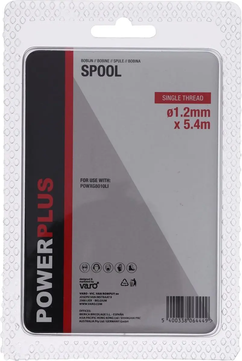 Powerplus POWACG1142 Spoel Grastrimmer - 2 Stuks