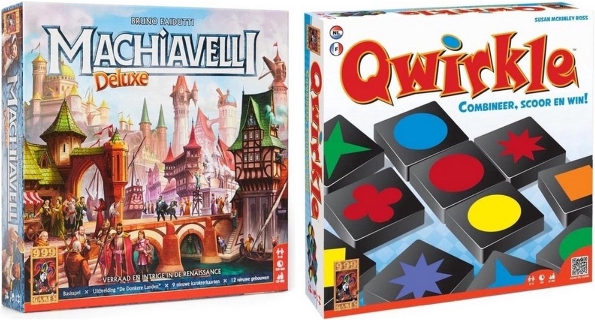 Spellenbundel - 2 Stuks - Machiavelli Deluxe & Qwirkle