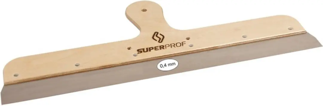 Super Prof Spackmes 500mm RVS - Houten Greep