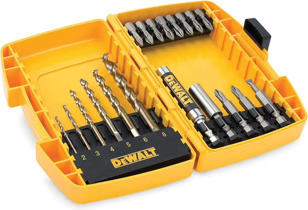 DeWalt HSS Metaalborenset 19-delig