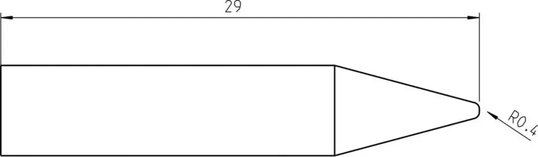 Weller RTU 008 C MS Soldeerpunt 0.8mm - T0050105099