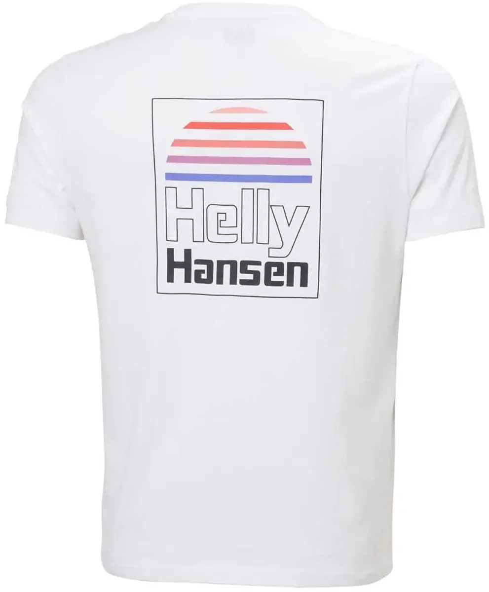 Helly Hansen Core Graphic T 2.0 T-shirt - S - Wit