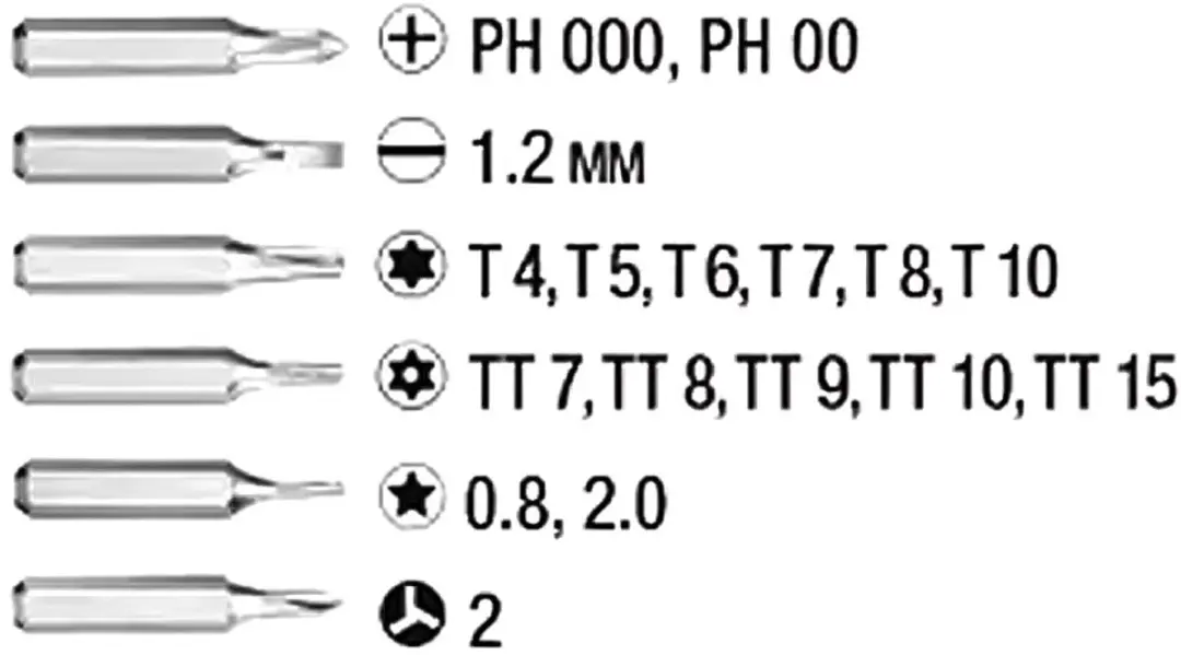 KWB Smartphone Reparatieset 17-delig - 12 Stuks - Universeel