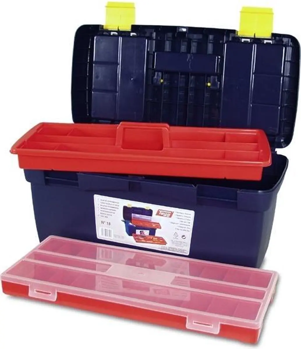 Tayg Gereedschapbox 58x29x29cm - Blauw
