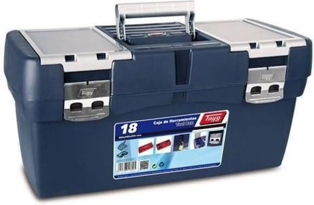 Tayg Gereedschapbox 58x29x29cm - Blauw