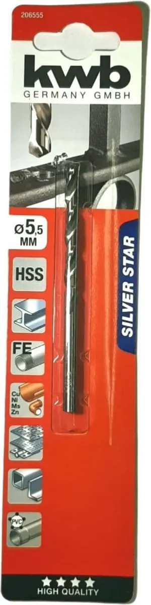 KWB HSS Silverstar Metaalboor 6mm