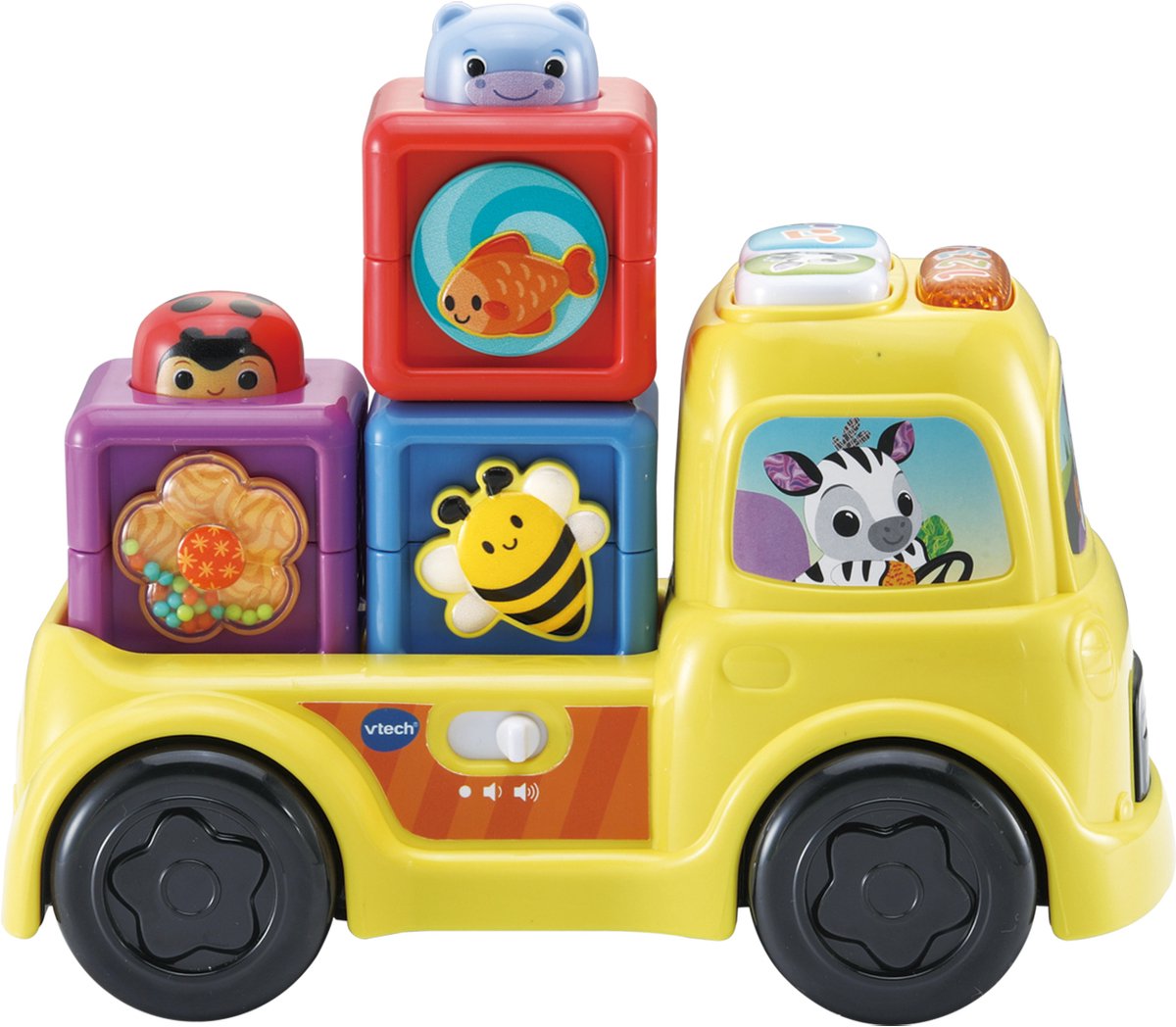 VTech speelgoed - Blokkenpret Truck interactief leren en bouwen.