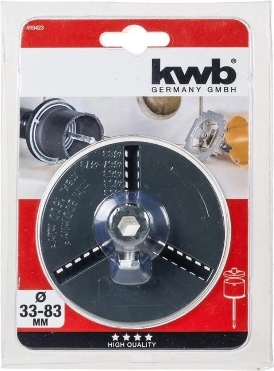 KWB 499423 Opnamebord Gatenzaag 83mm