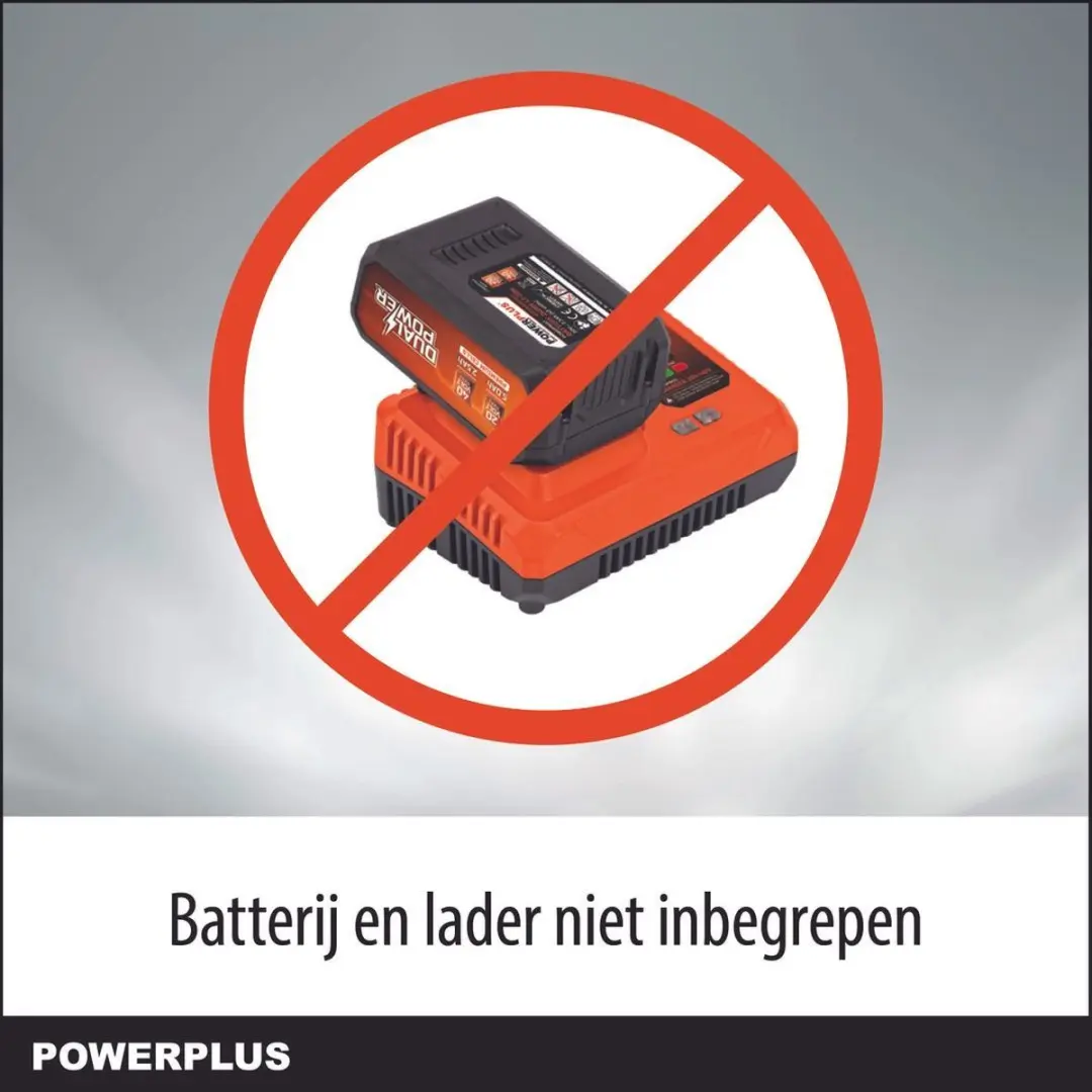 Powerplus Dual Power POWDP77100 Lamellenfrees 100mm - Oranje