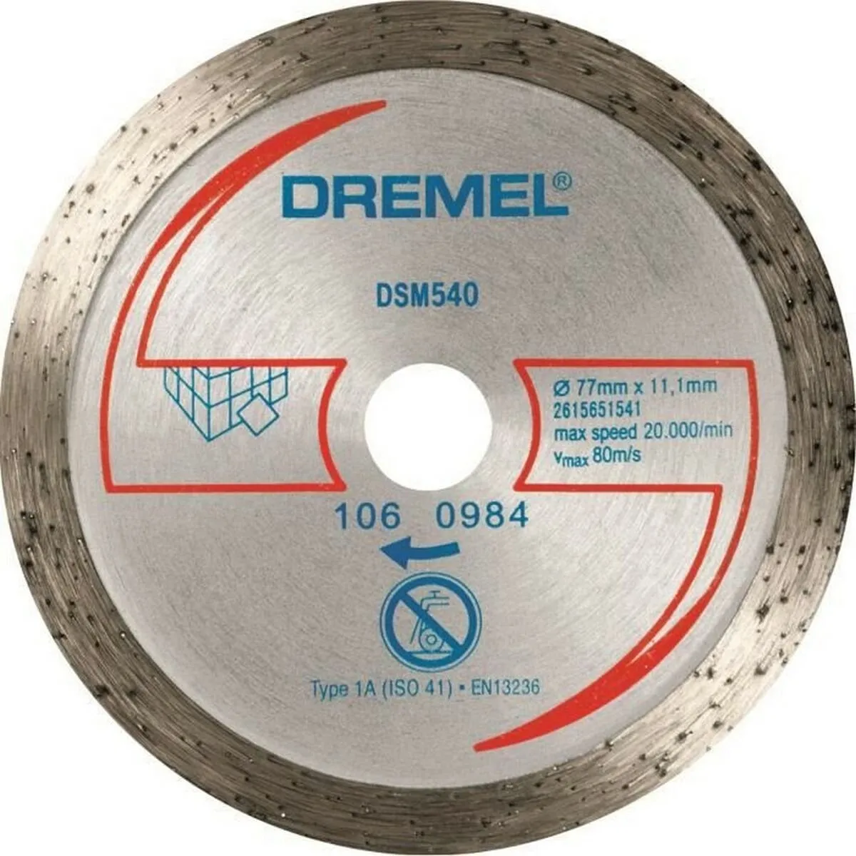 Dremel DSM540 Diamanten Doorslijpschijf 77mm - Oscillerend - Metaal/Tegels