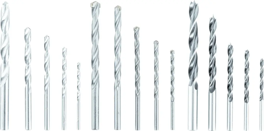 KWB Borenset 15-delig - 5x Hout/5x HM/5x HSS - 3 Casettes